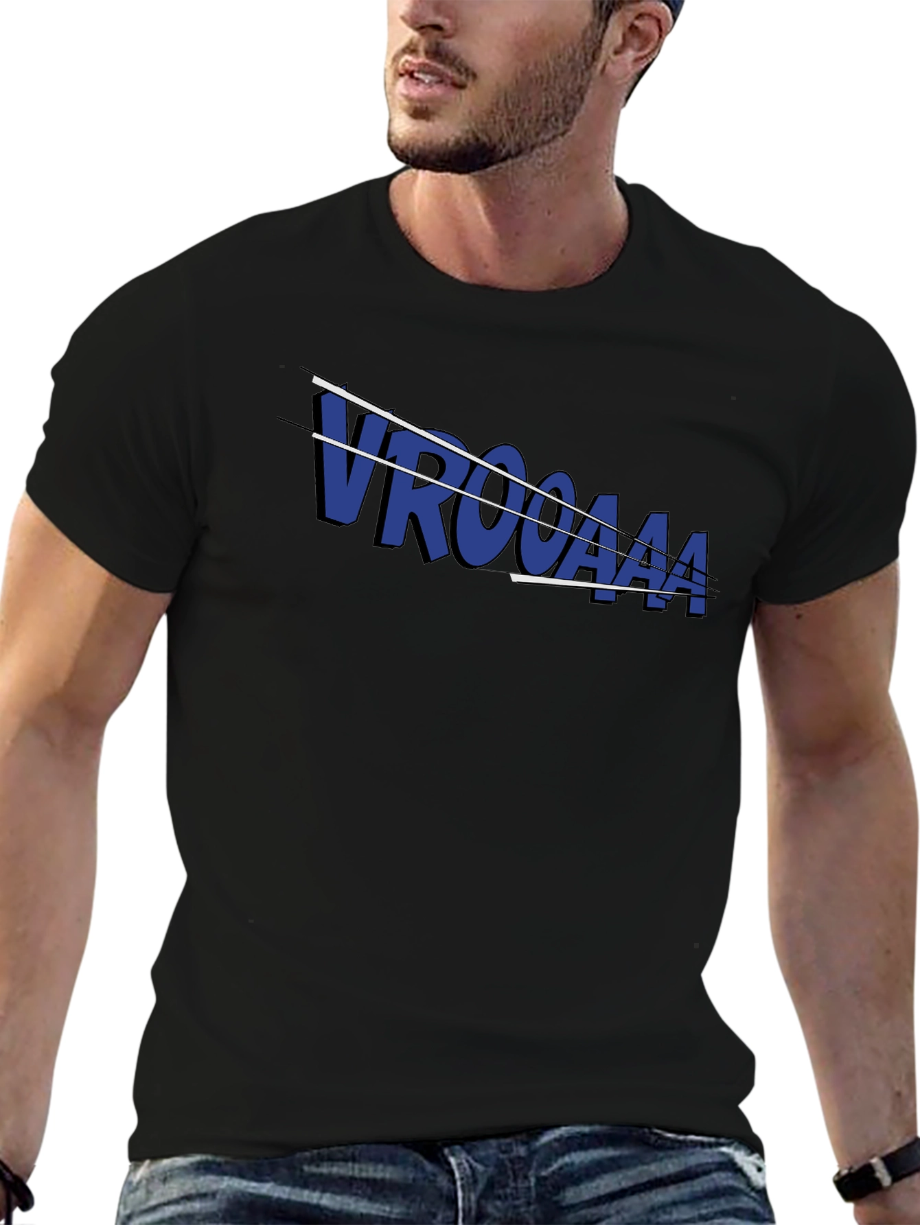 VROOOAAA Graphic Tee - Stylish Comic Book Inspired Design