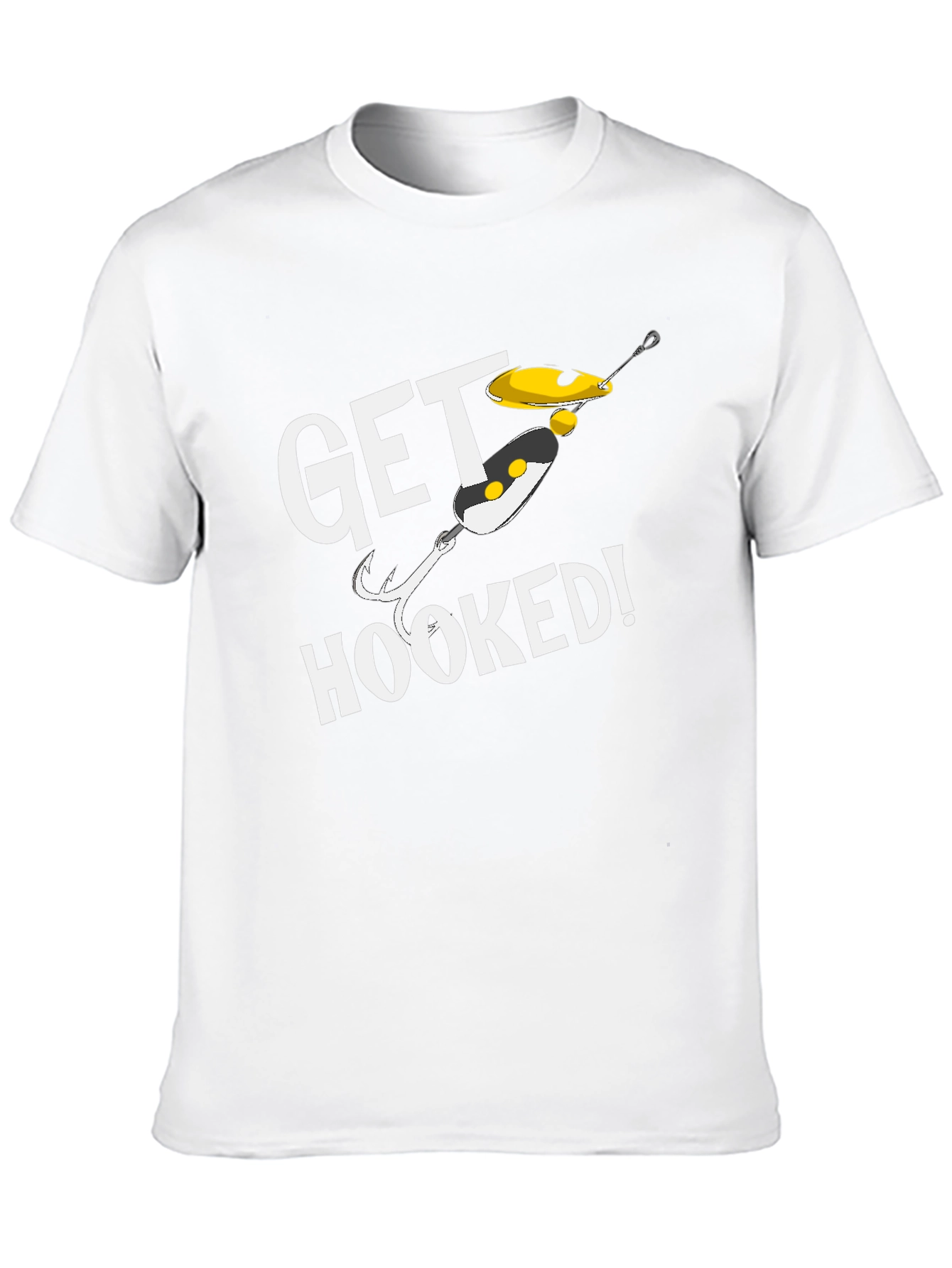 Get Hooked Fishing T-Shirt - Angler Gift