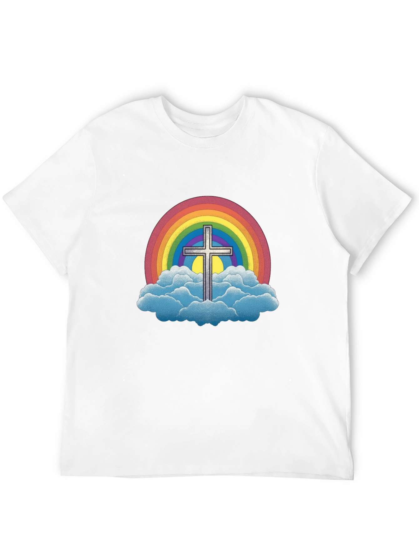 Rainbow Cross Graphic Tee - Classic Fit