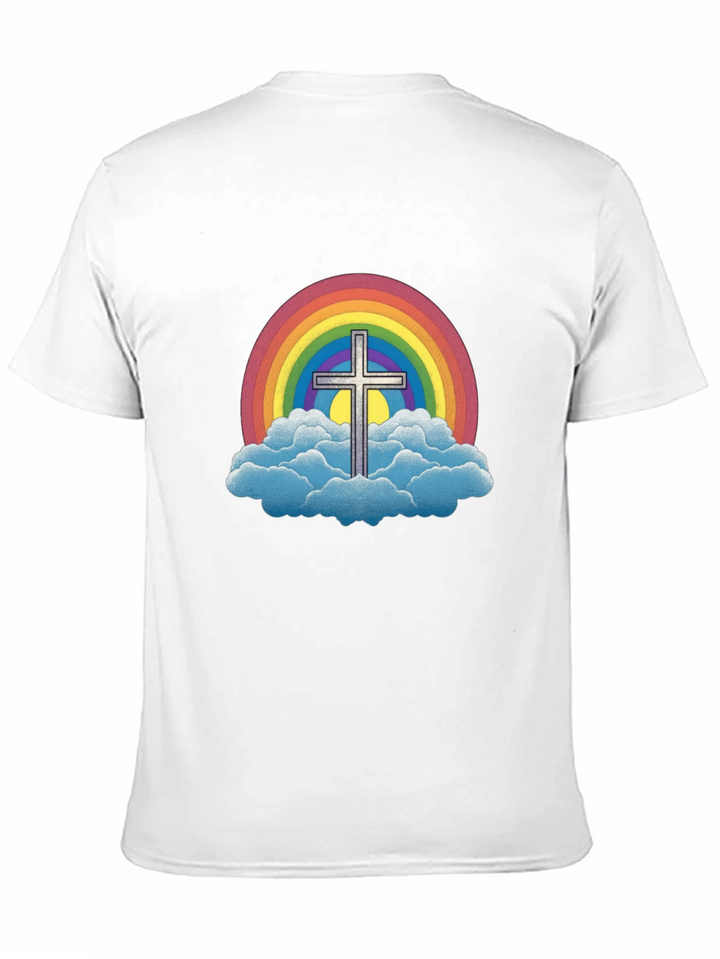 Rainbow Cross Graphic Tee - Classic Fit