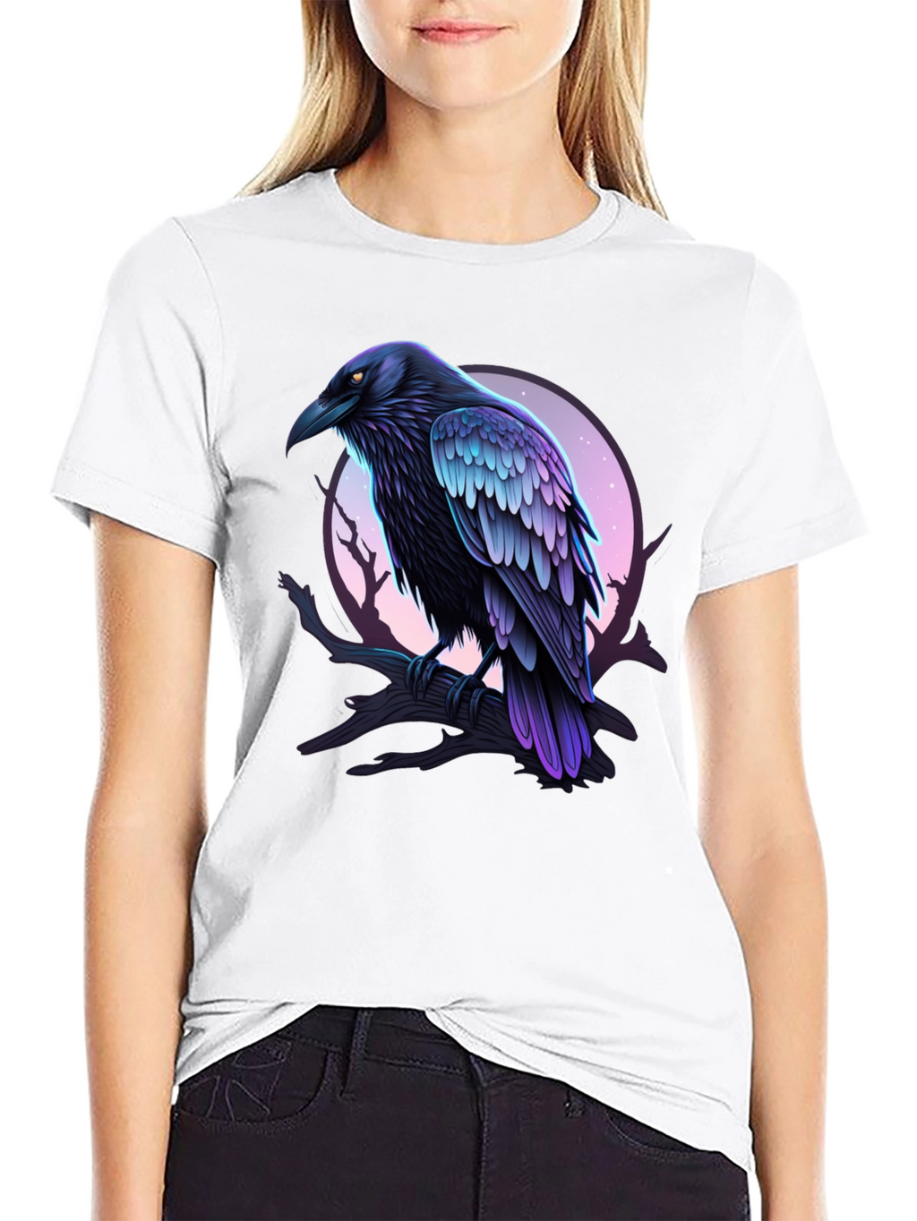 Raven Graphic Tee - Mens Black T-Shirt