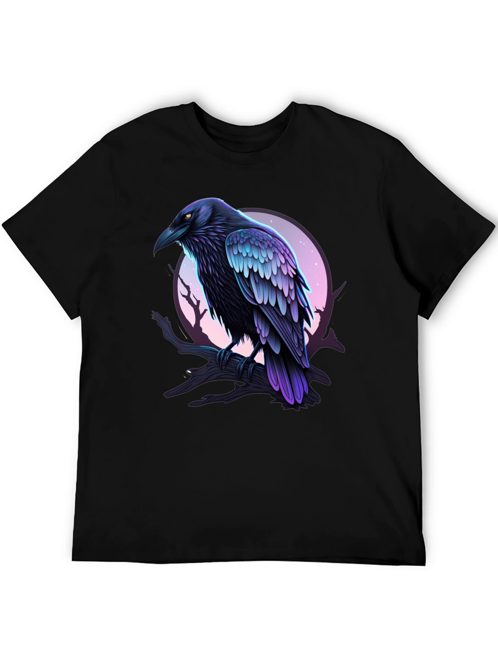 Raven Graphic Tee - Mens Black T-Shirt