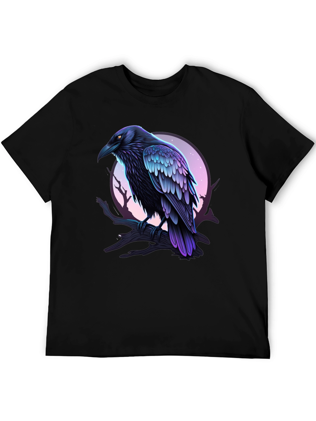 Raven Graphic Tee - Mens Black T-Shirt