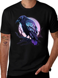 Raven Graphic Tee - Mens Black T-Shirt