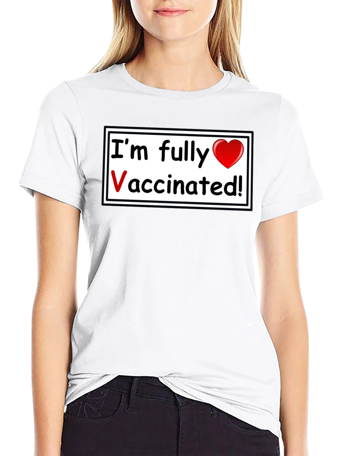 Fully Vaccinated T-Shirt - Black Casual Wear