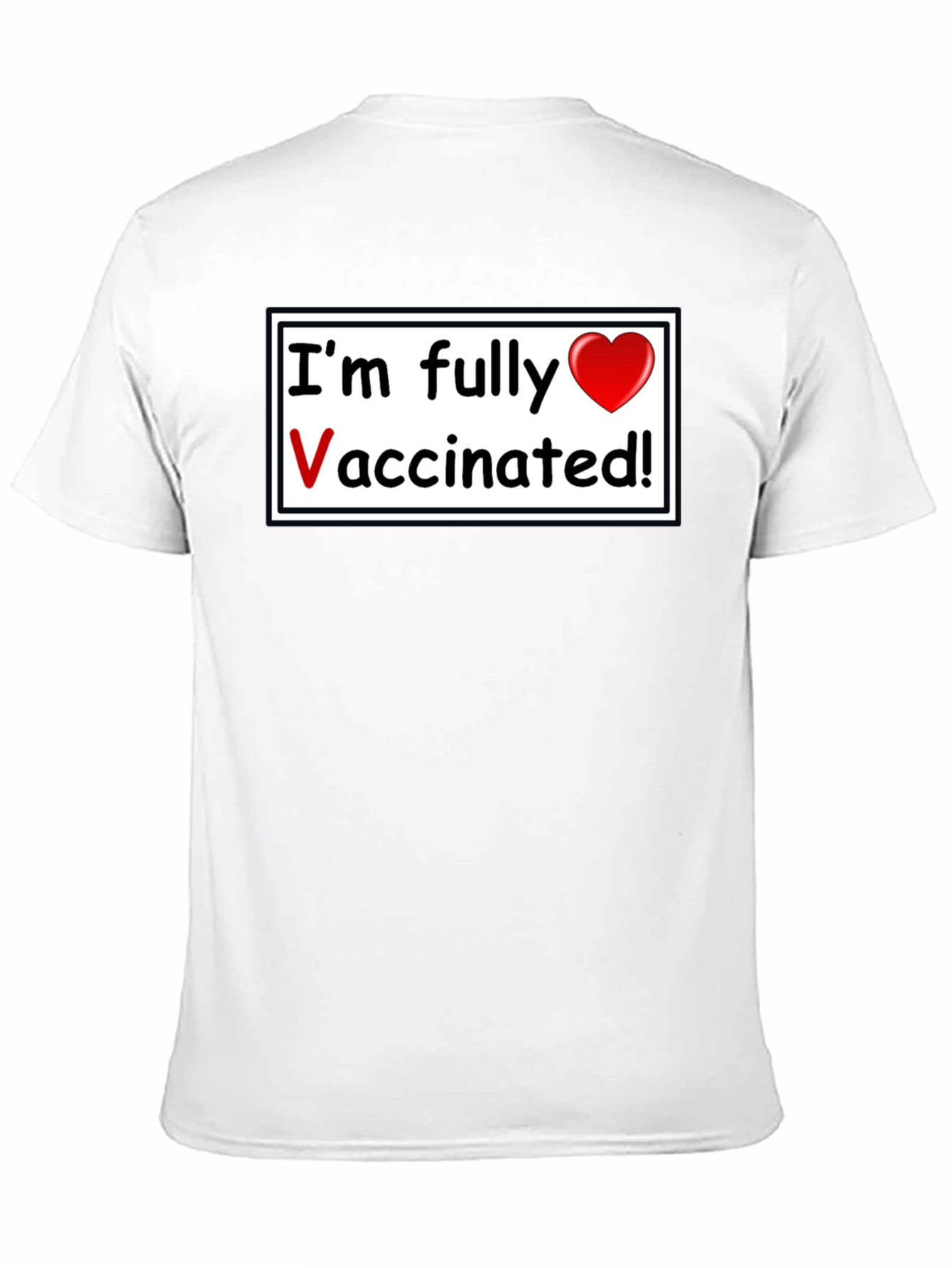 Fully Vaccinated T-Shirt - Black Casual Wear
