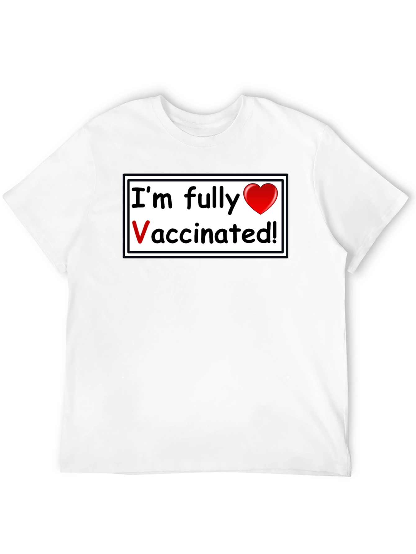 Fully Vaccinated T-Shirt - Black Casual Wear