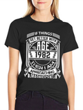 Funny 1982 Birthday Gift T-Shirt