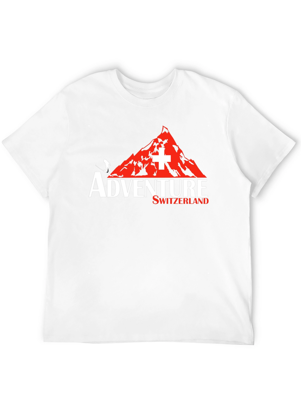 Adventure Switzerland Black Graphic Tee