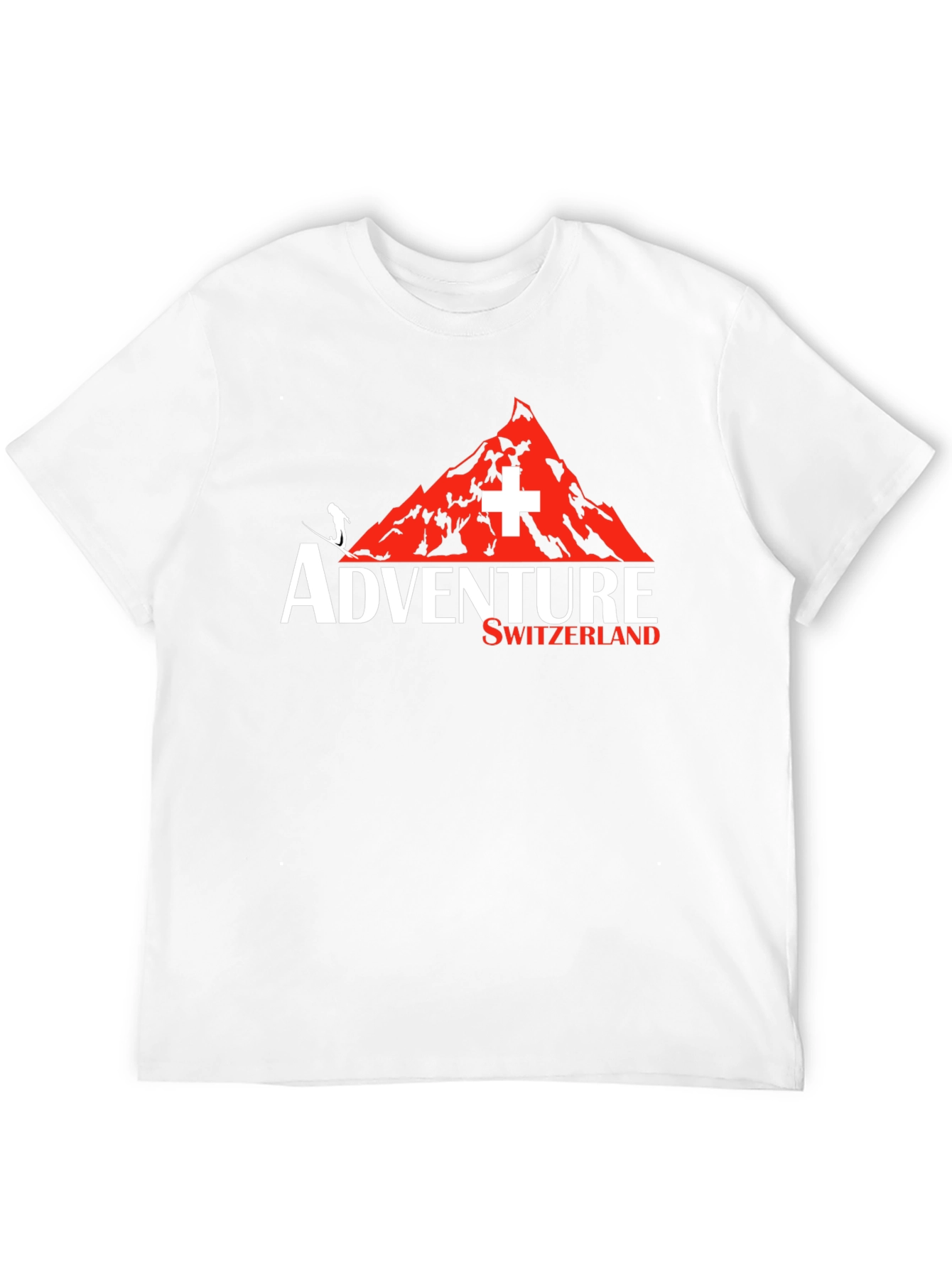 Adventure Switzerland Black Graphic Tee
