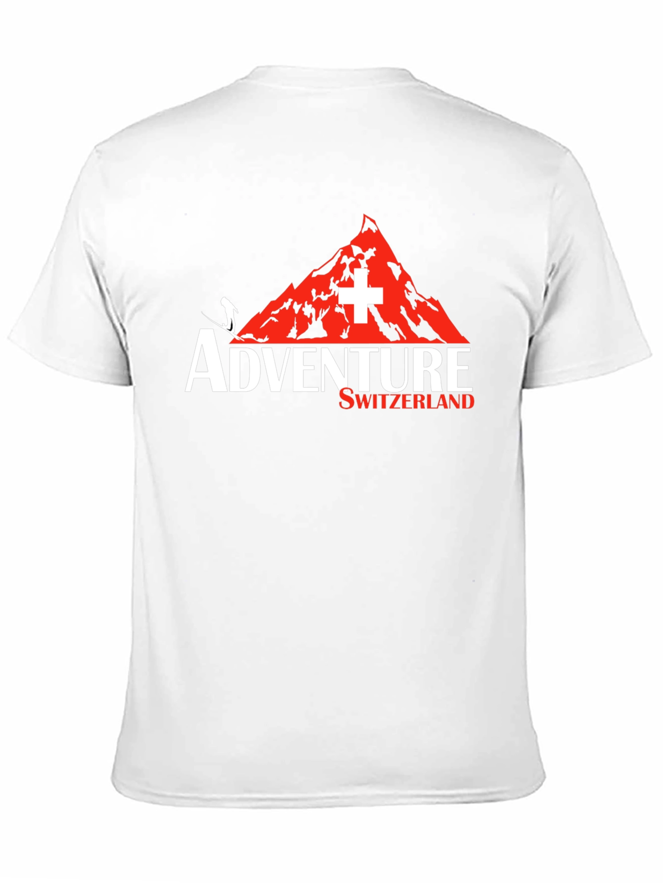 Adventure Switzerland Black Graphic Tee