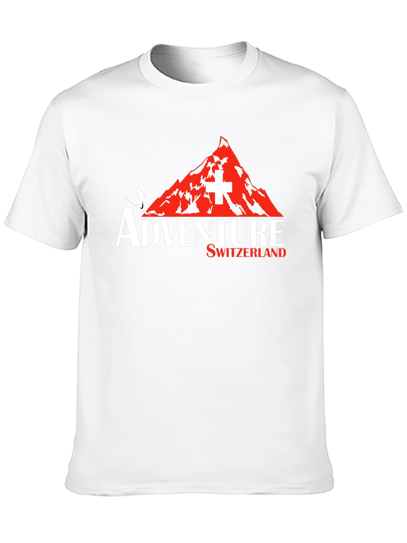 Adventure Switzerland Black Graphic Tee