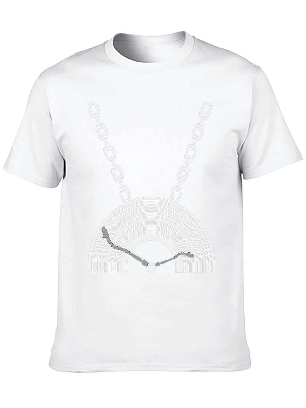DJ Turntable Graphic Tee - Black Cotton Blend