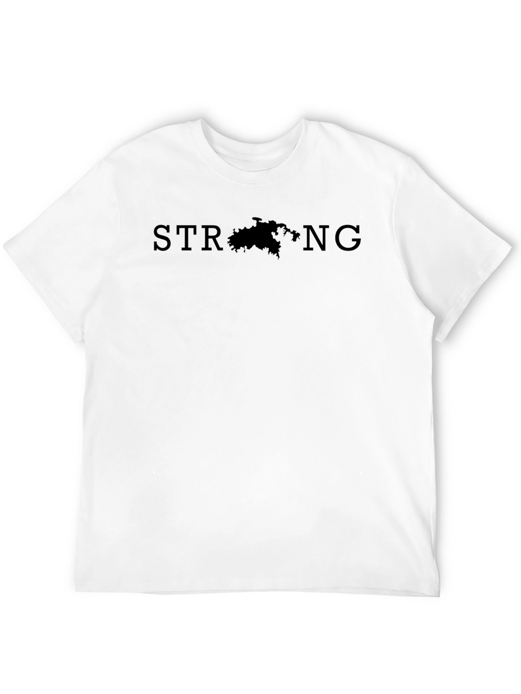 Strong T-Shirt - Solid Black Mens Fit