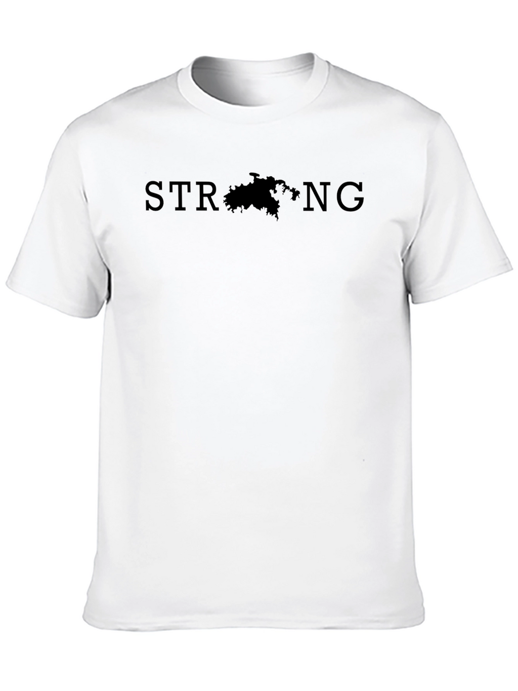 Strong T-Shirt - Solid Black Mens Fit