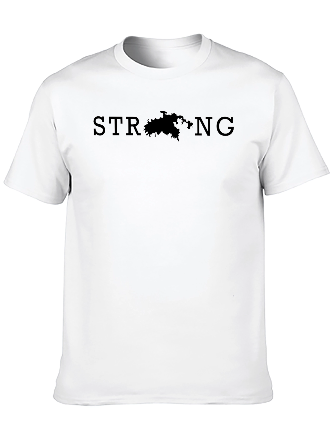 Strong T-Shirt - Solid Black Mens Fit