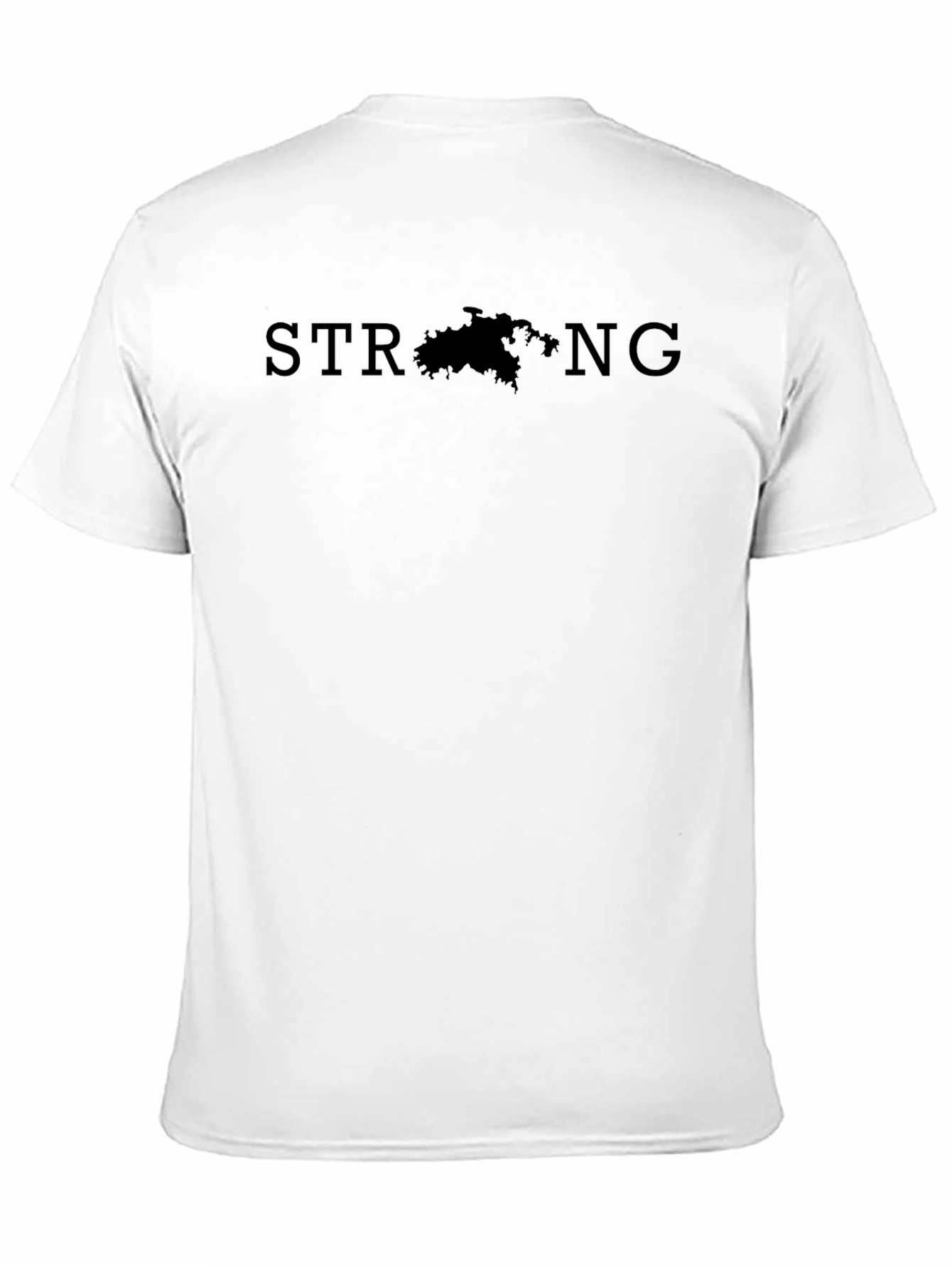 Strong T-Shirt - Solid Black Mens Fit