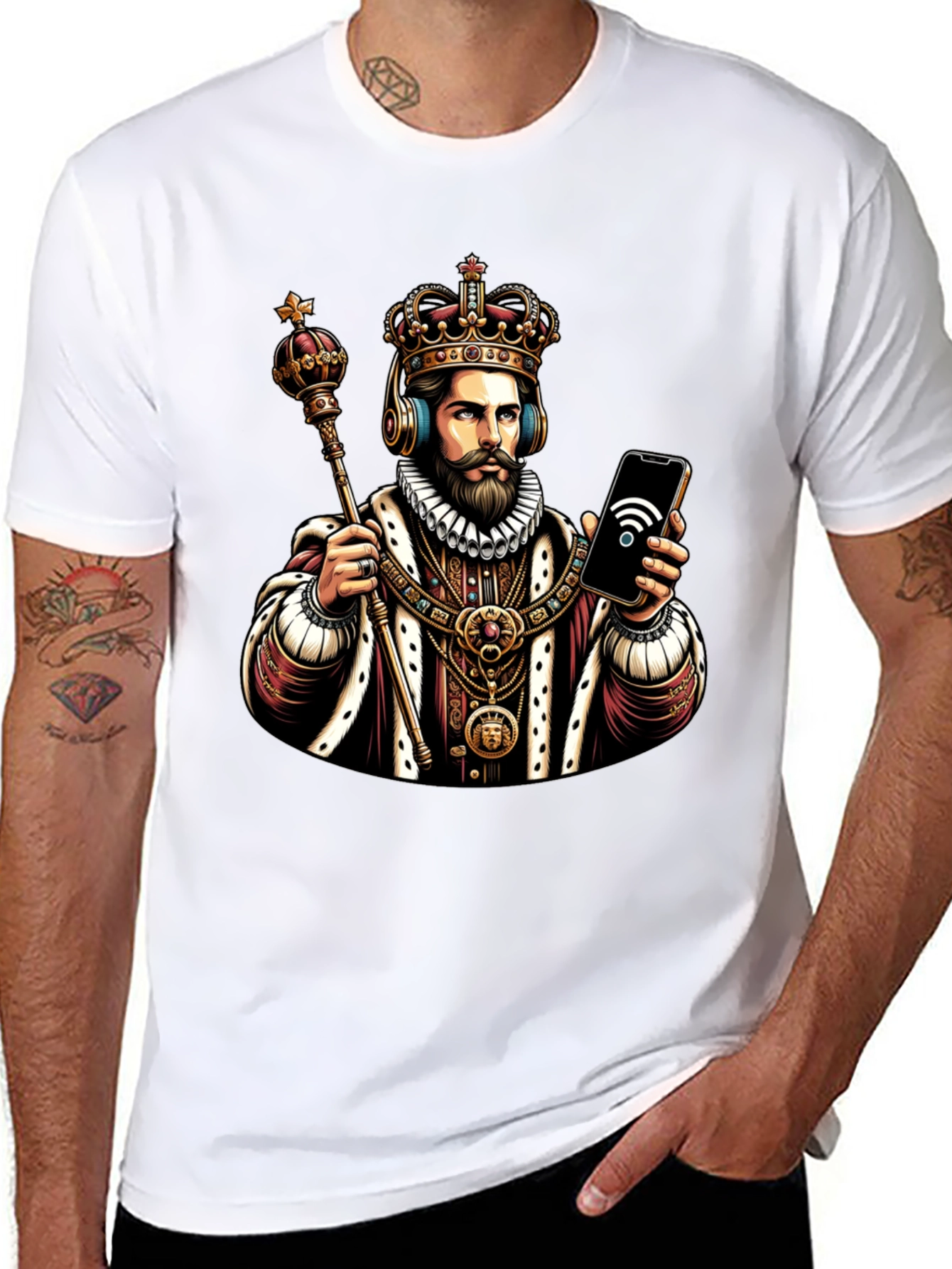 Kingly WiFi T-Shirt - Royal Humor