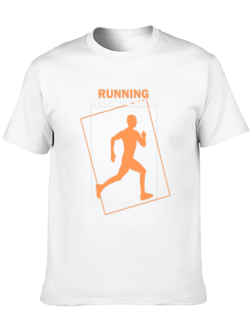 Running Keeps Me Alive Black Graphic Tee