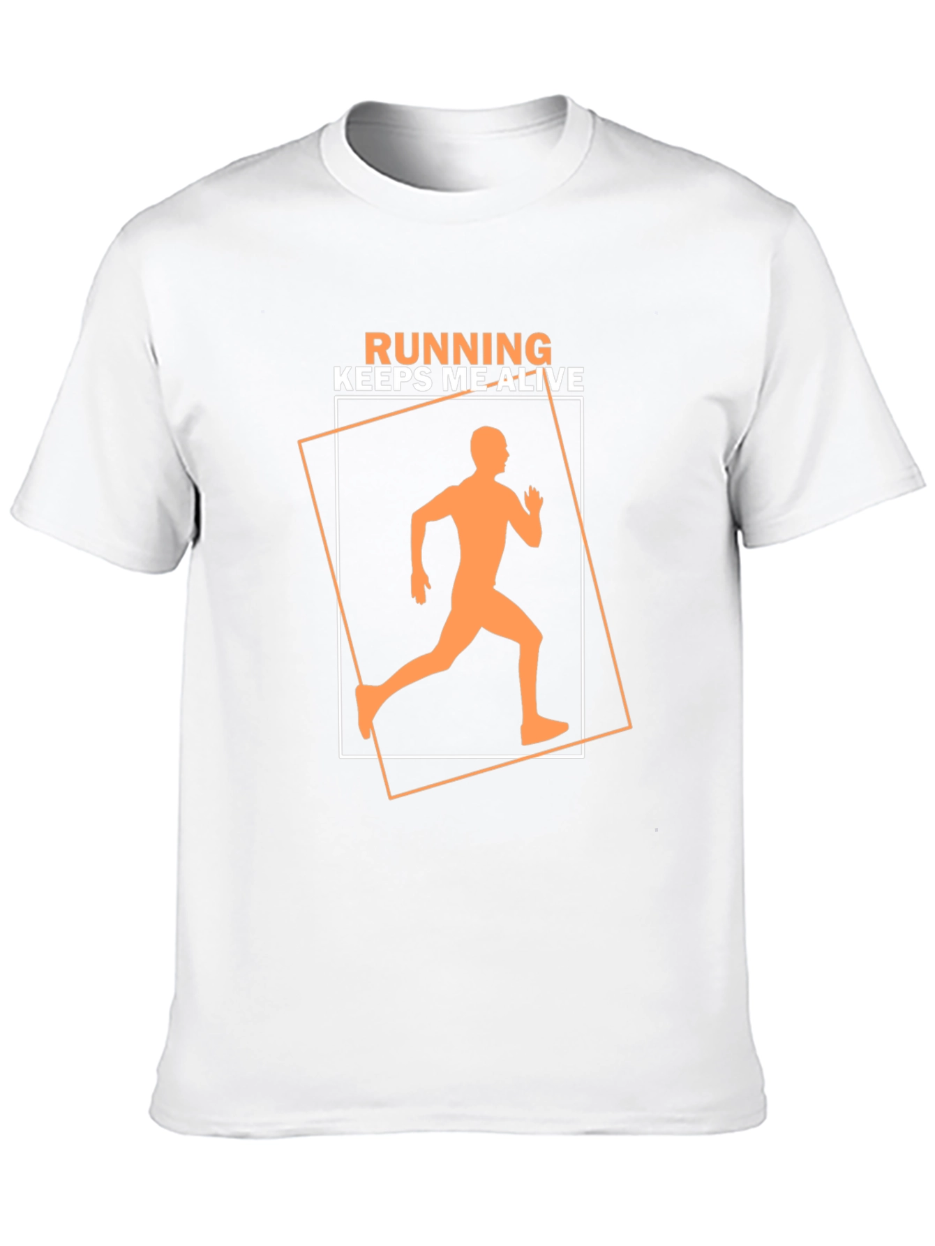 Running Keeps Me Alive Black Graphic Tee
