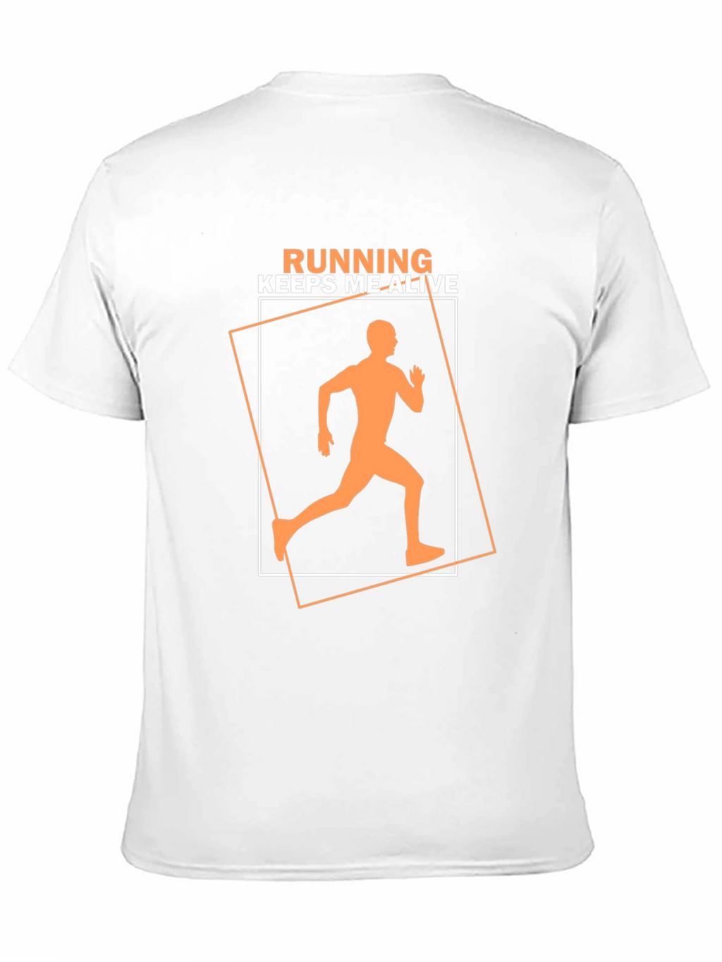Running Keeps Me Alive Black Graphic Tee