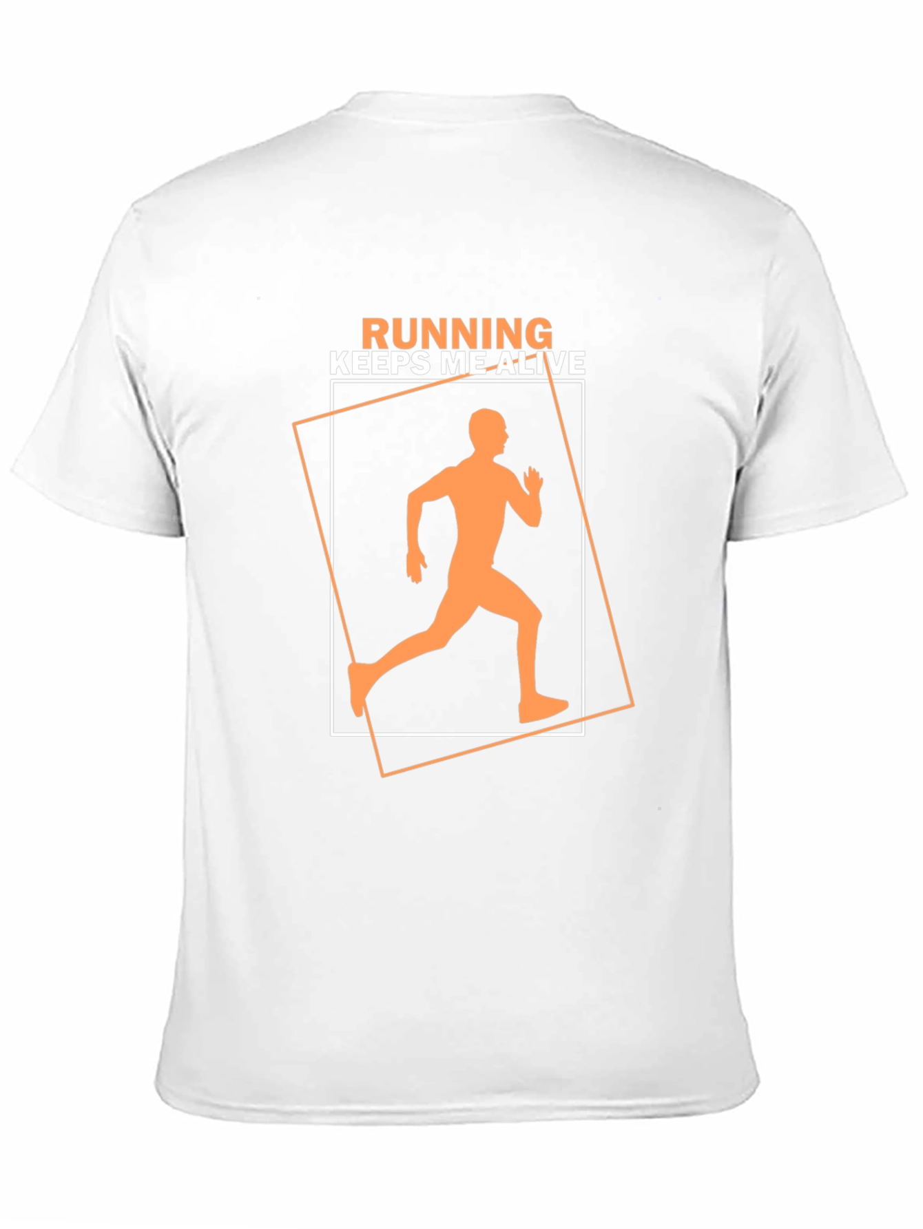 Running Keeps Me Alive Black Graphic Tee