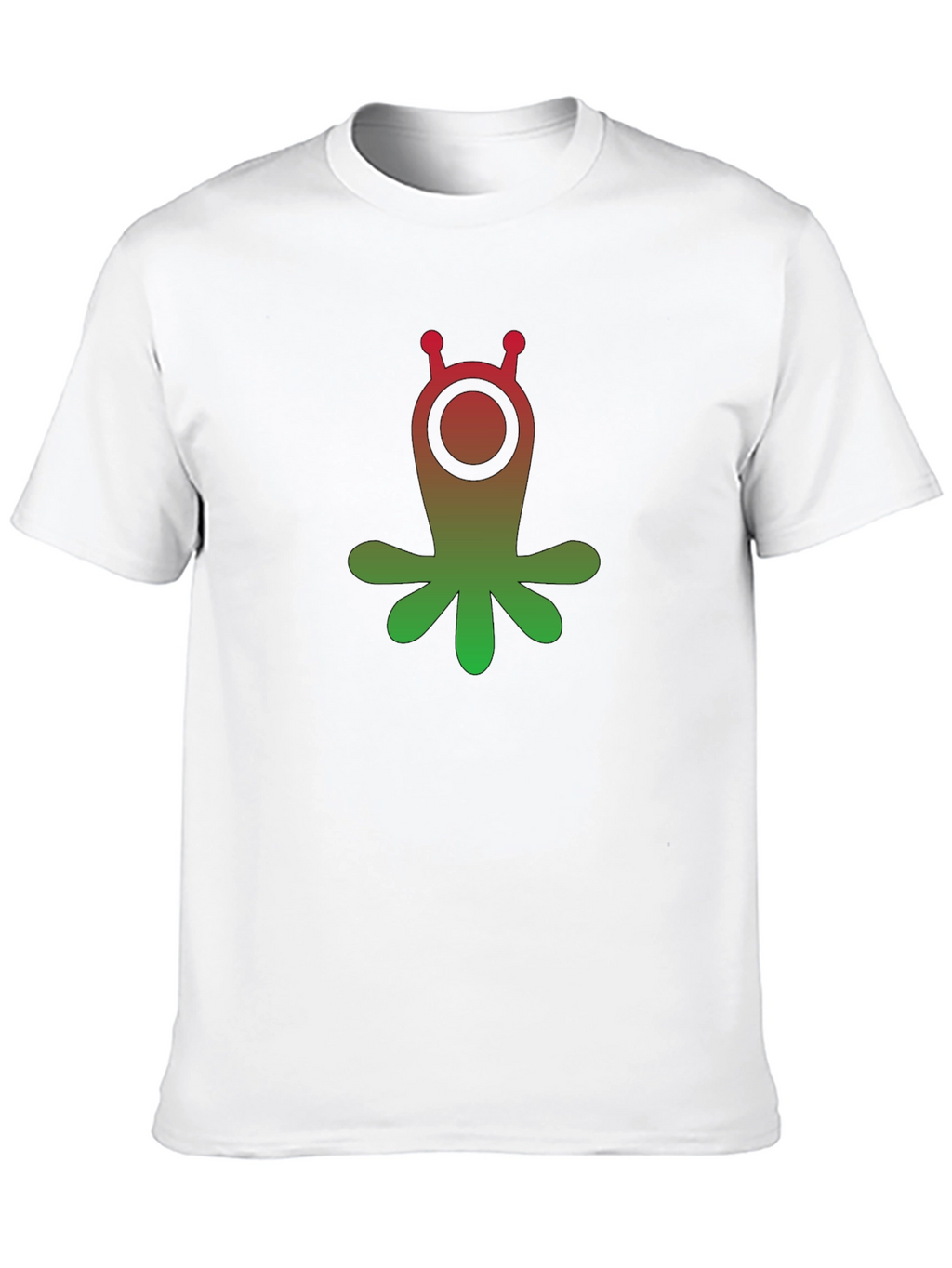 Gradient Alien Graphic T-Shirt - Unique Design