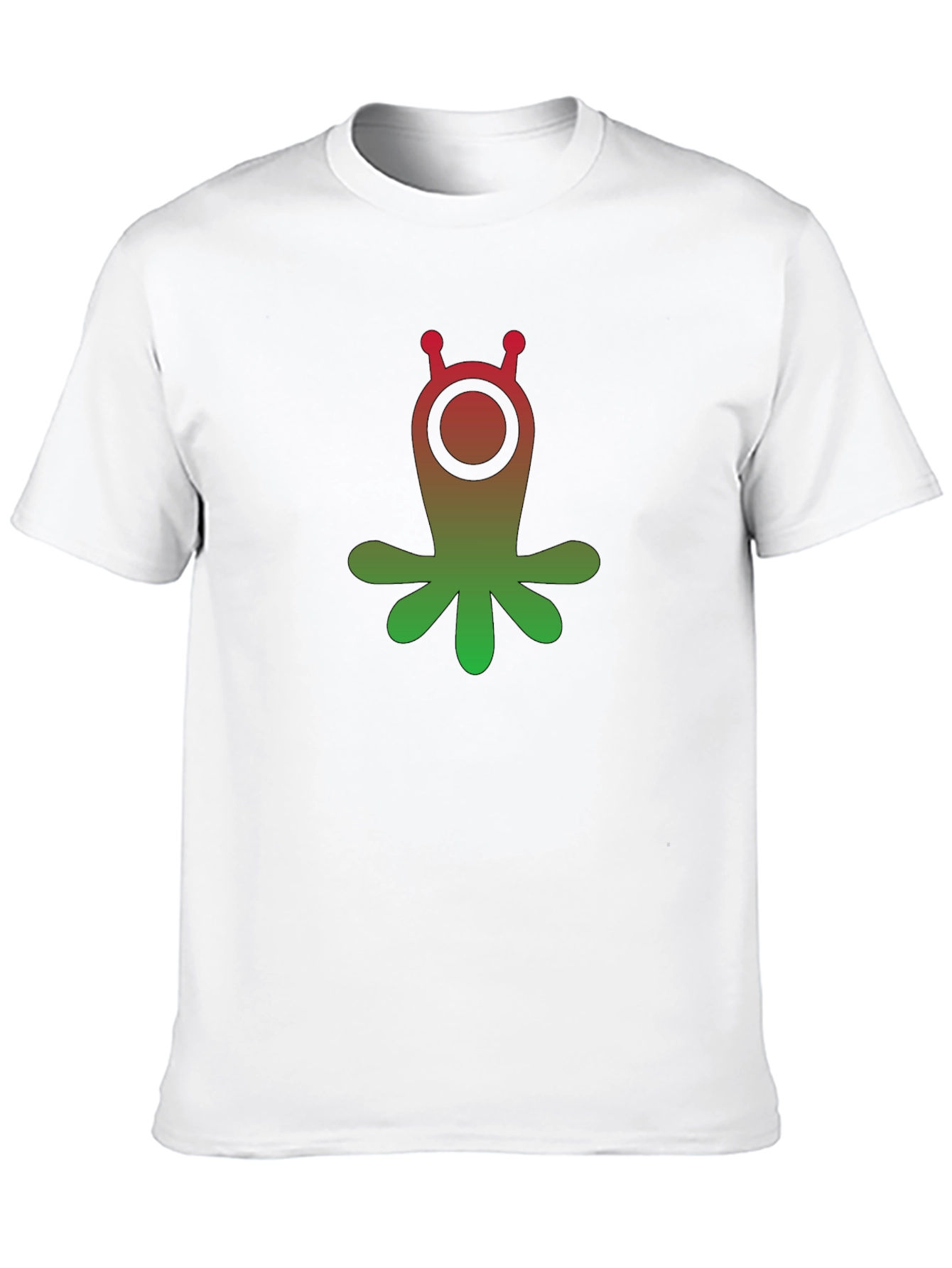 Gradient Alien Graphic T-Shirt - Unique Design