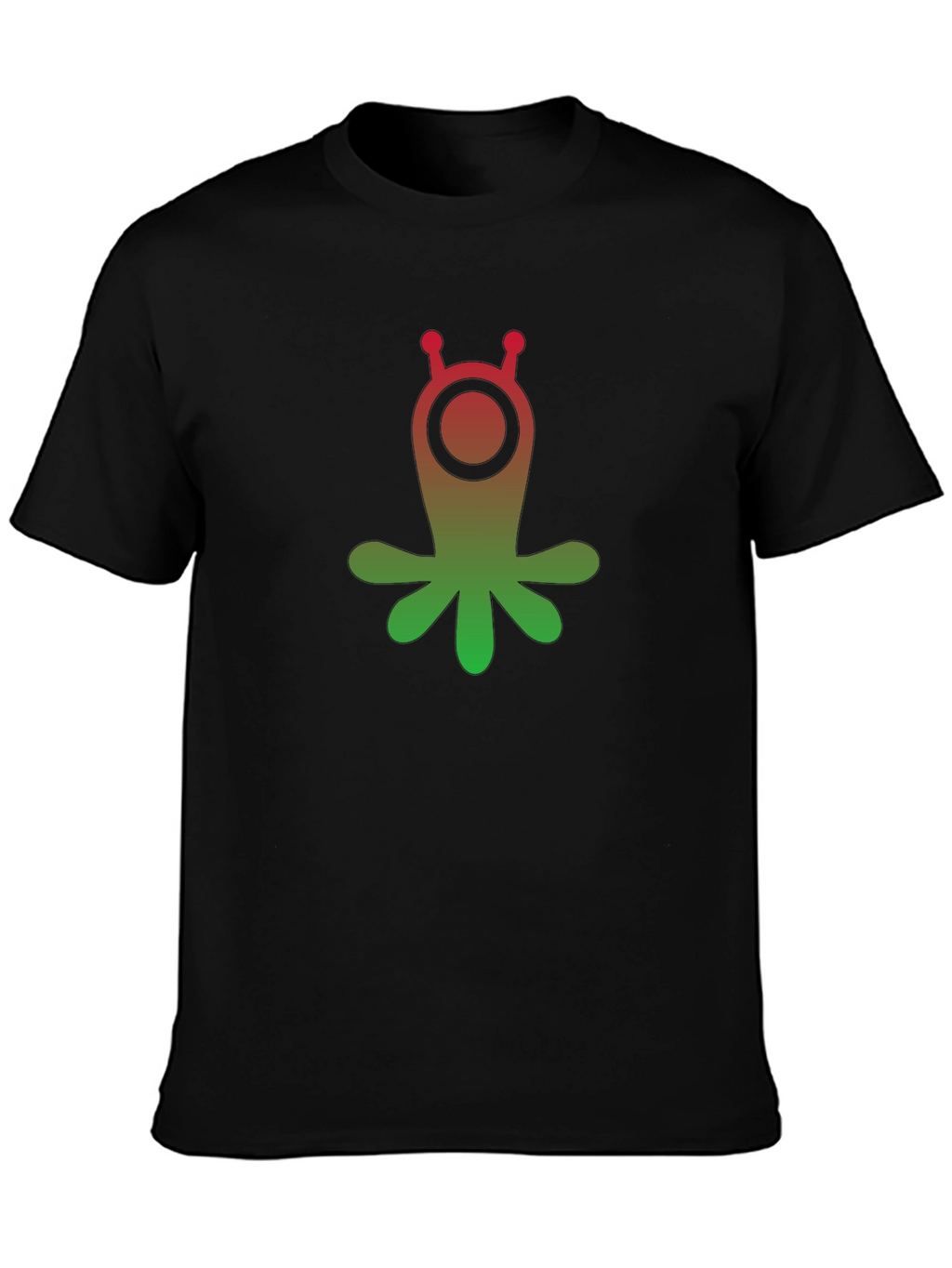 Gradient Alien Graphic T-Shirt - Unique Design