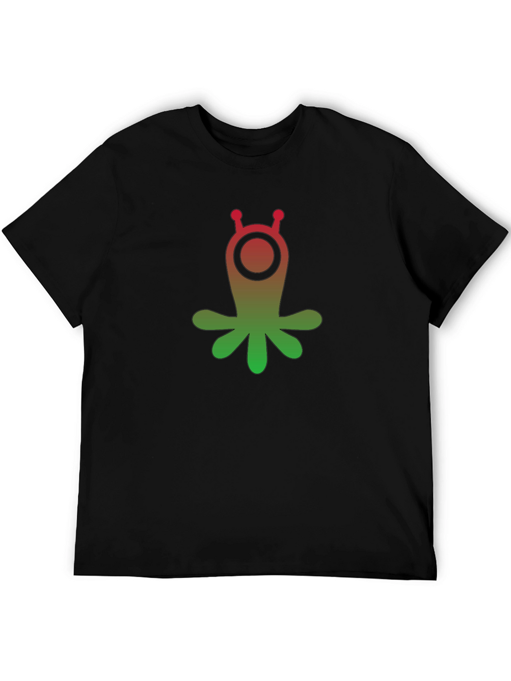 Gradient Alien Graphic T-Shirt - Unique Design