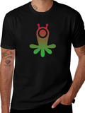 Gradient Alien Graphic T-Shirt - Unique Design