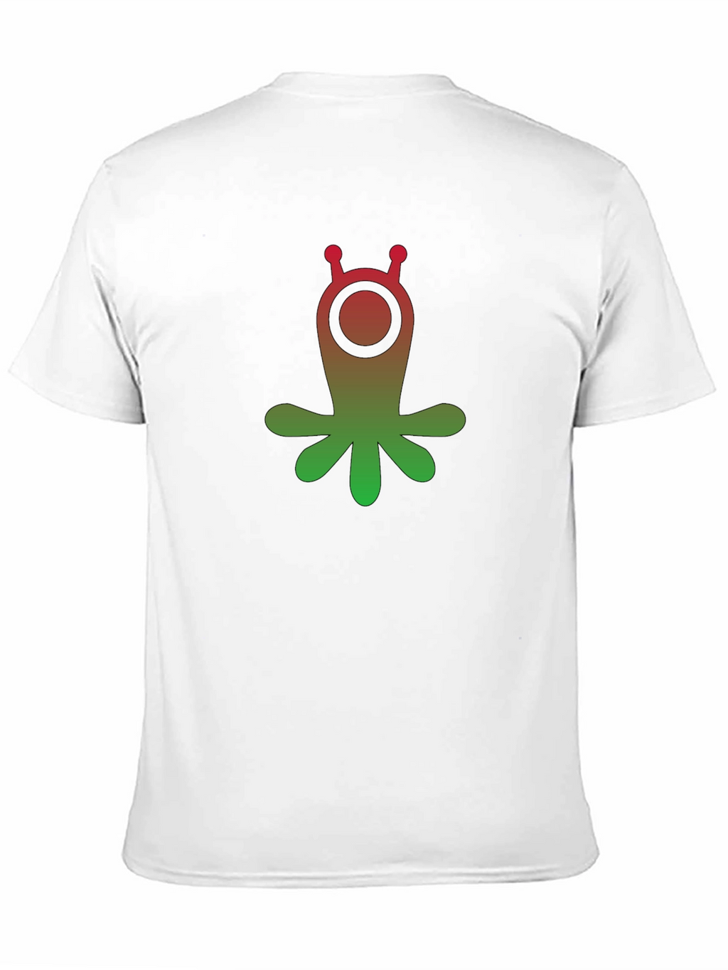 Gradient Alien Graphic T-Shirt - Unique Design