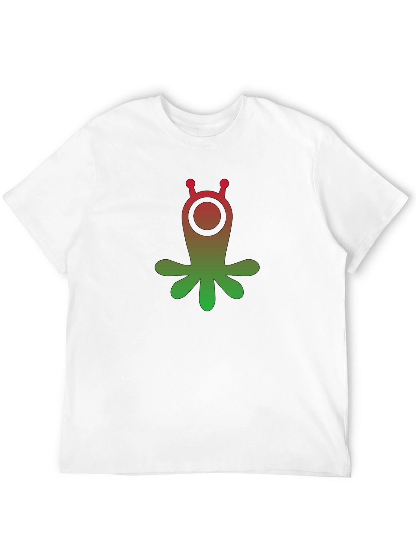 Gradient Alien Graphic T-Shirt - Unique Design