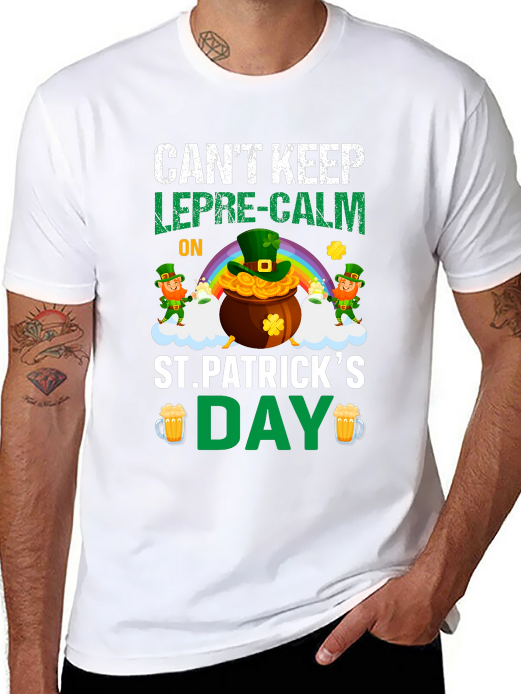 St. Patricks Day Graphic Tee - Leprechaun Humor