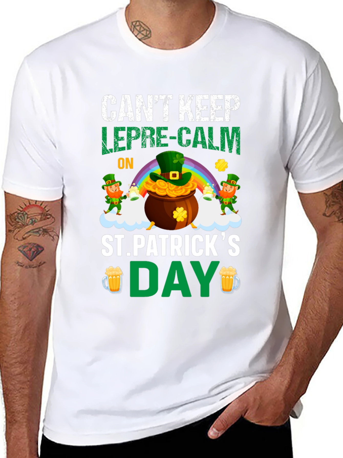 St. Patricks Day Graphic Tee - Leprechaun Humor