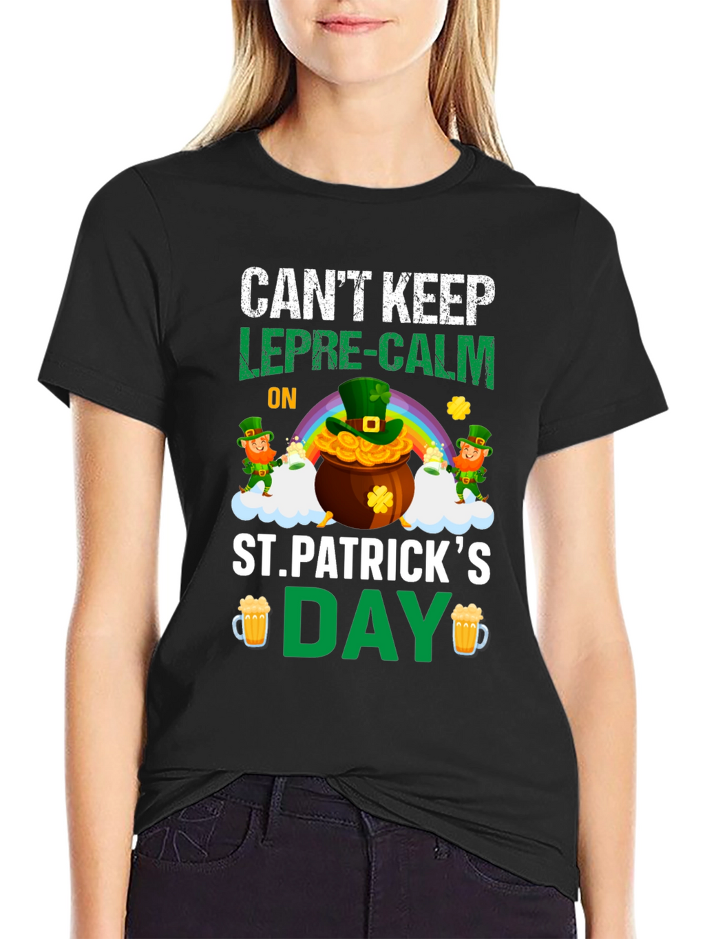 St. Patricks Day Graphic Tee - Leprechaun Humor
