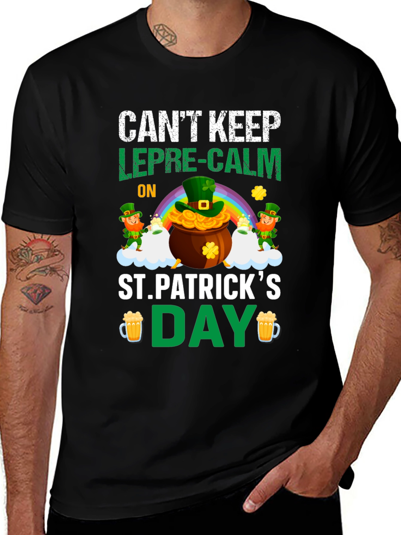 St. Patricks Day Graphic Tee - Leprechaun Humor