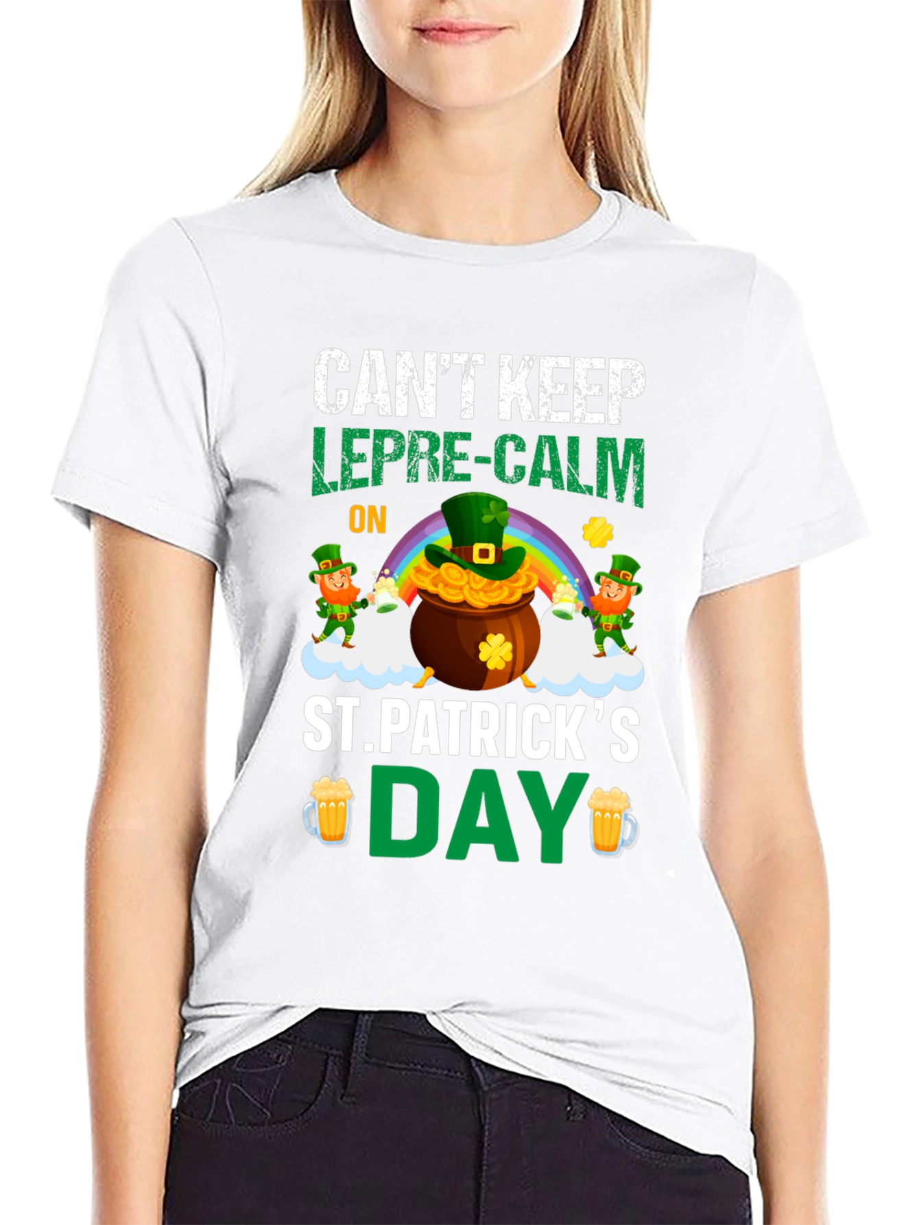 St. Patricks Day Graphic Tee - Leprechaun Humor