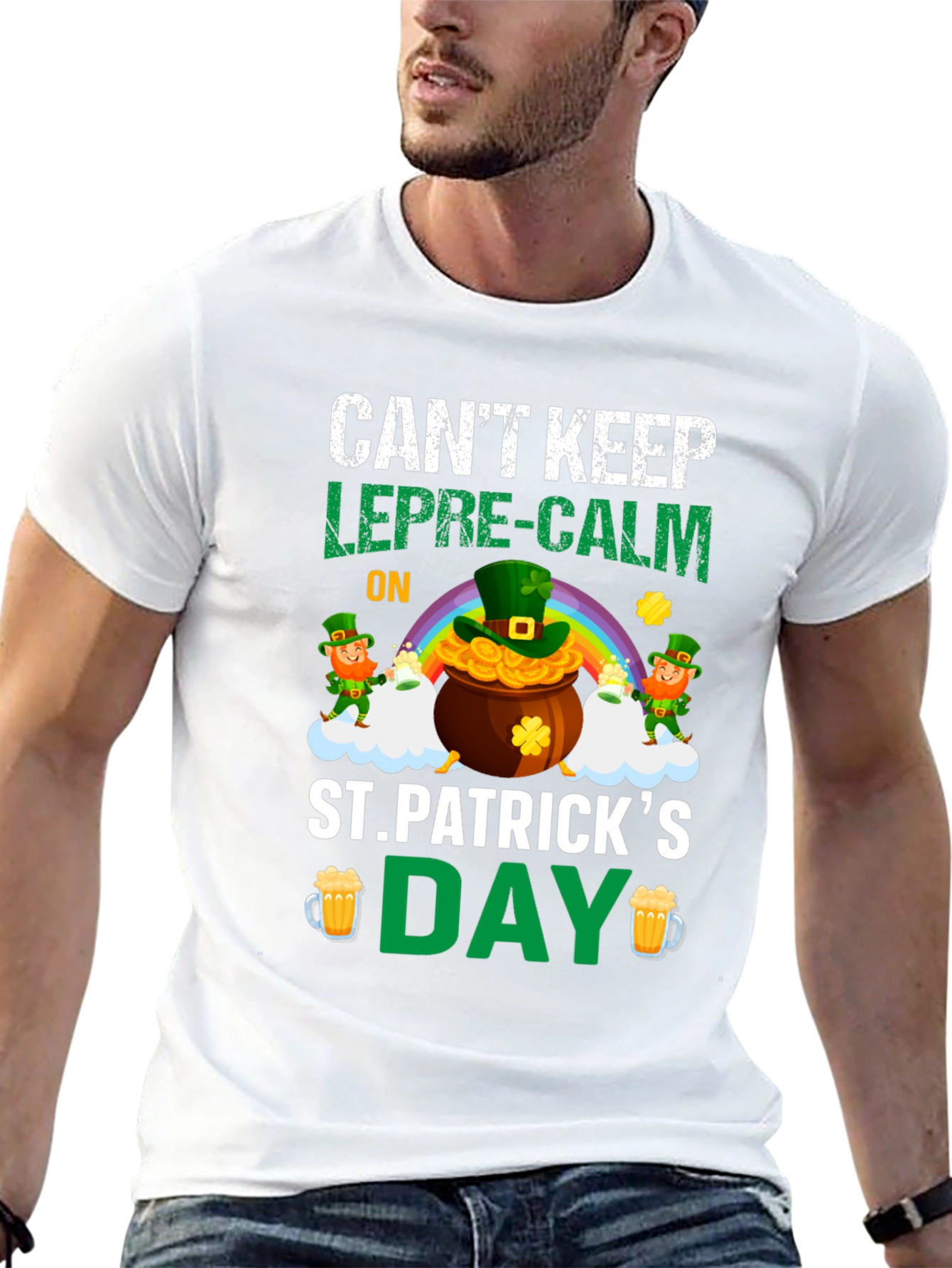 St. Patricks Day Graphic Tee - Leprechaun Humor
