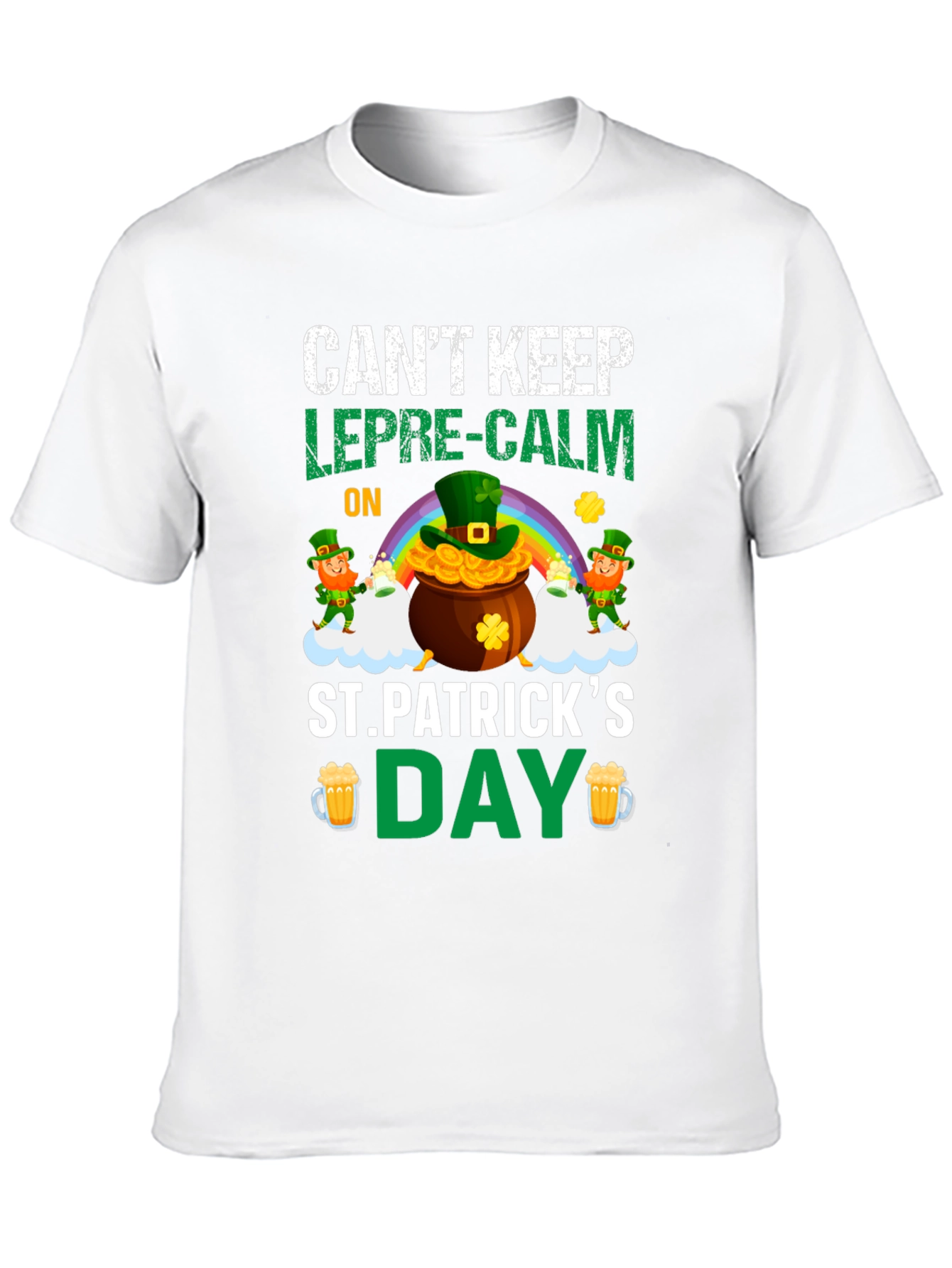 St. Patricks Day Graphic Tee - Leprechaun Humor