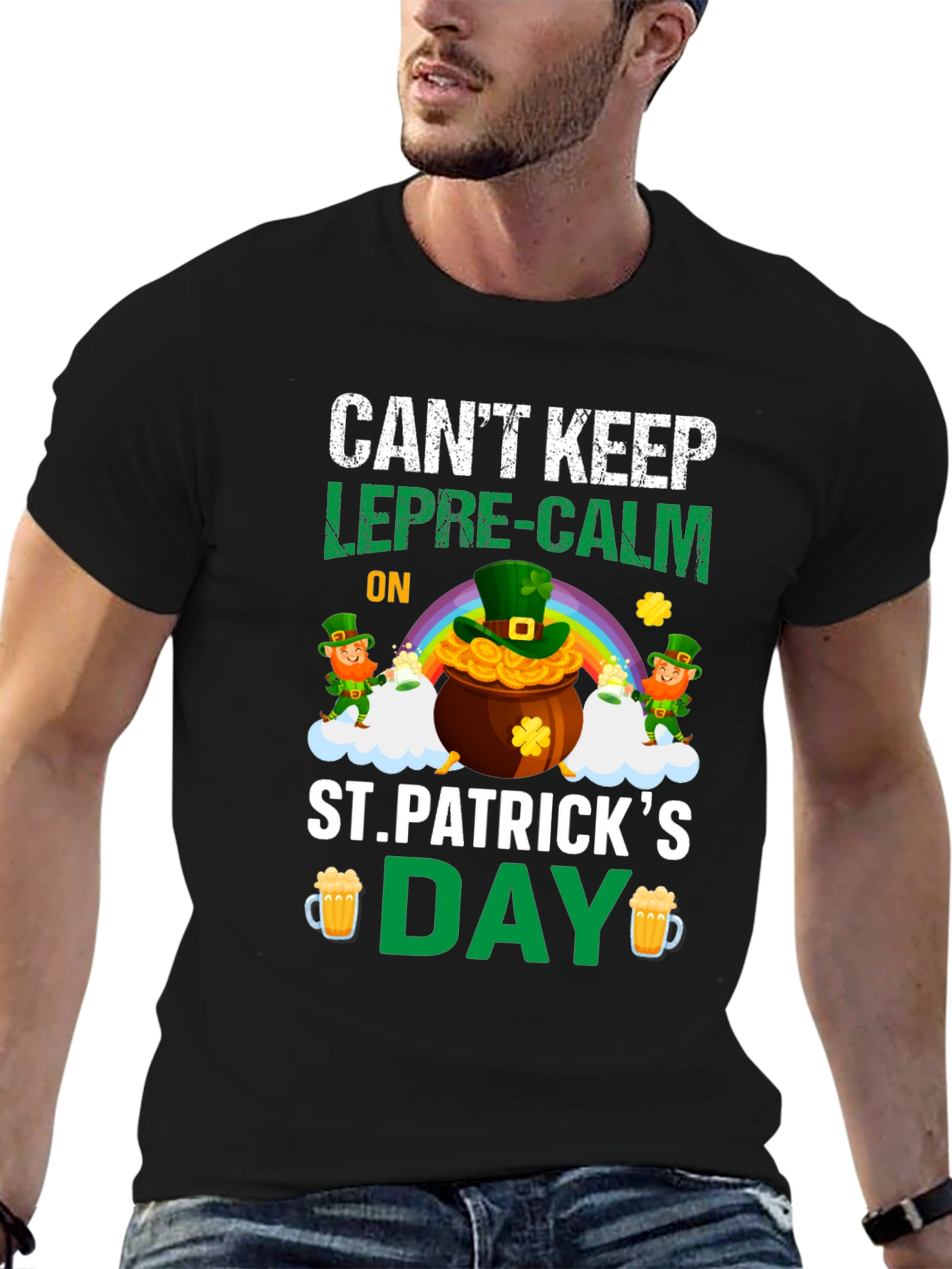 St. Patricks Day Graphic Tee - Leprechaun Humor