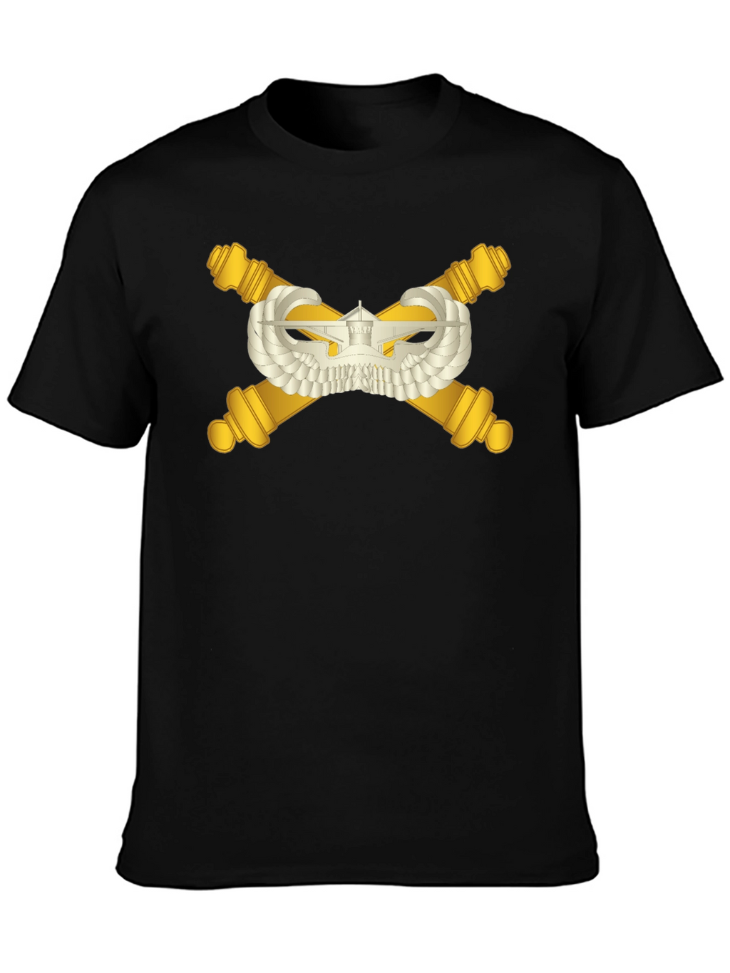Cannon & Wings Black T-Shirt