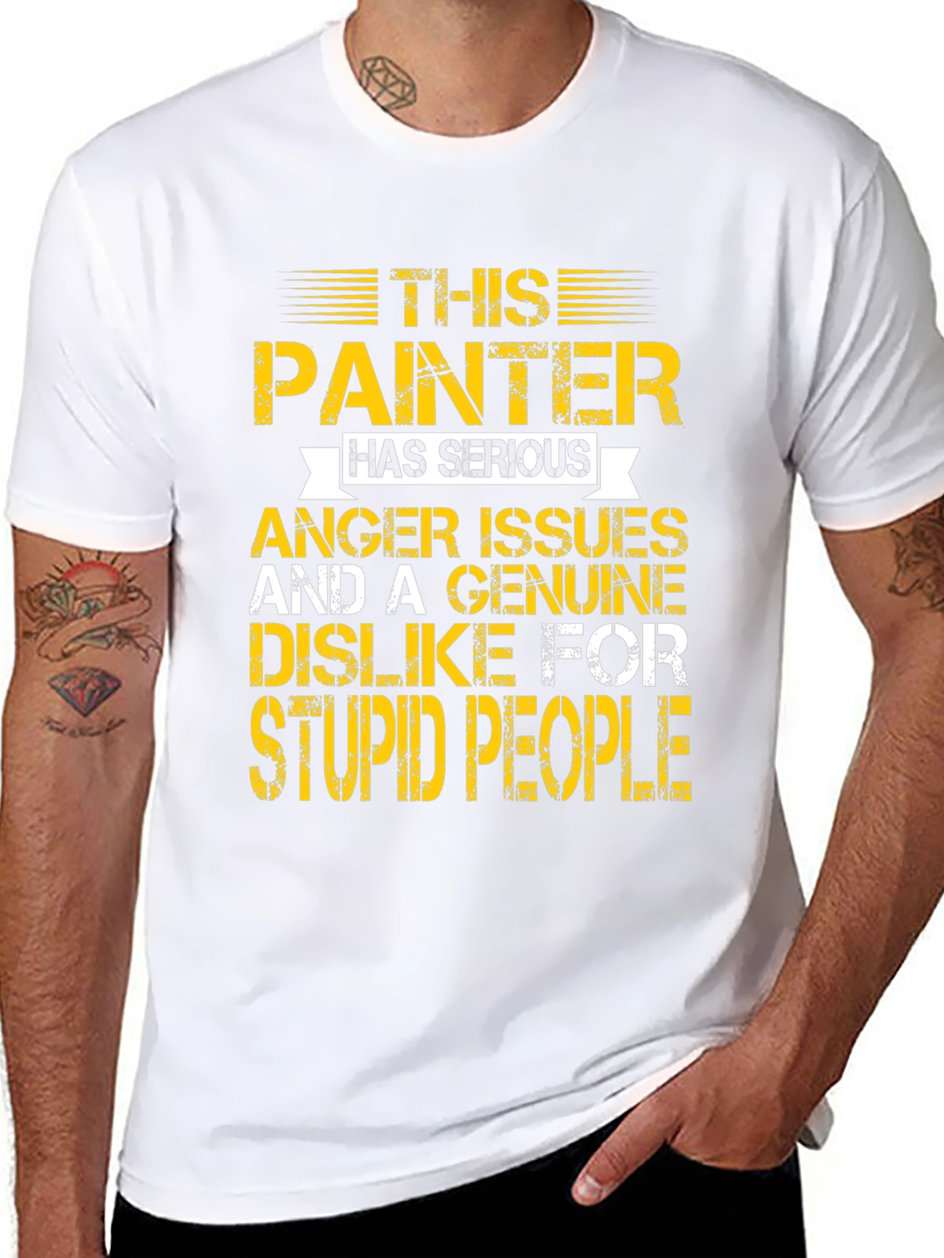 This Painter Has Serious Anger Issues Graphic Tee