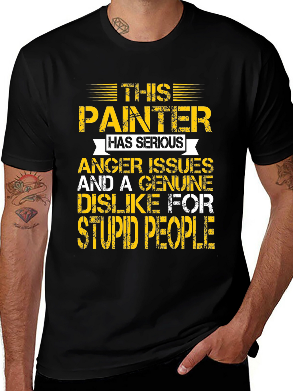 This Painter Has Serious Anger Issues Graphic Tee