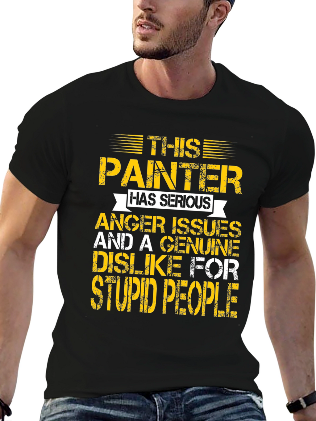 This Painter Has Serious Anger Issues Graphic Tee