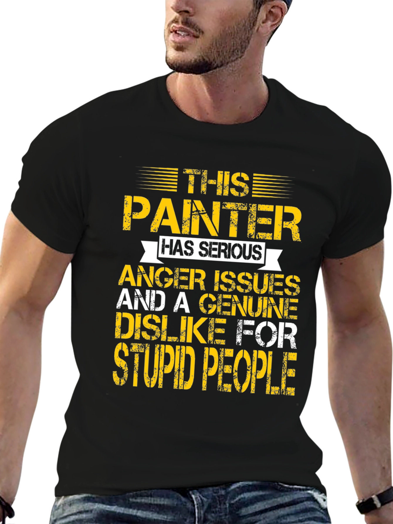 This Painter Has Serious Anger Issues Graphic Tee