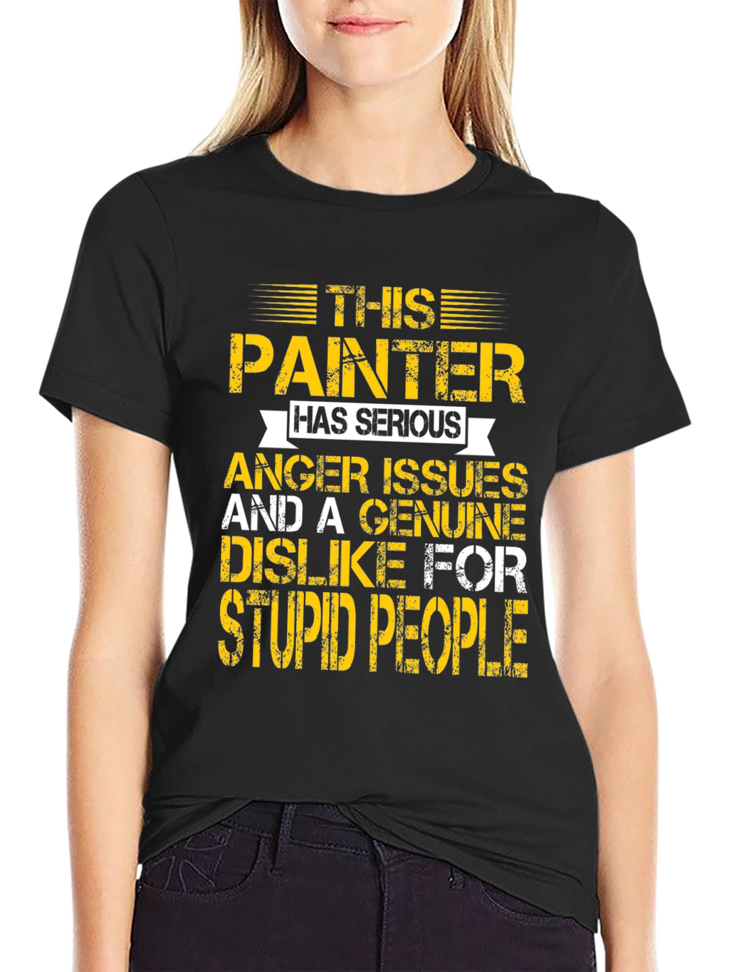 This Painter Has Serious Anger Issues Graphic Tee