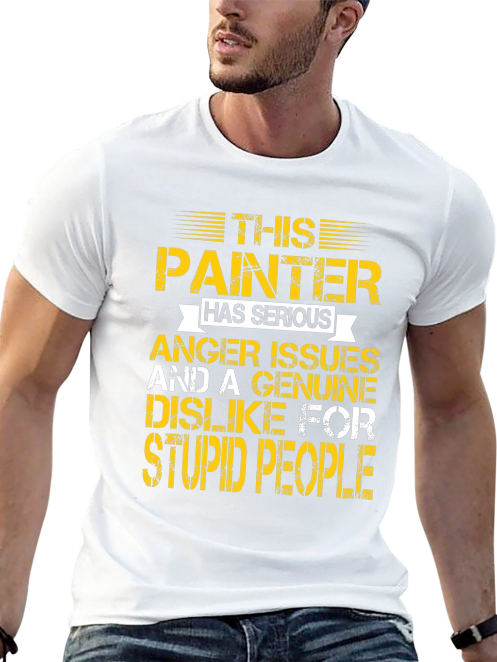 This Painter Has Serious Anger Issues Graphic Tee