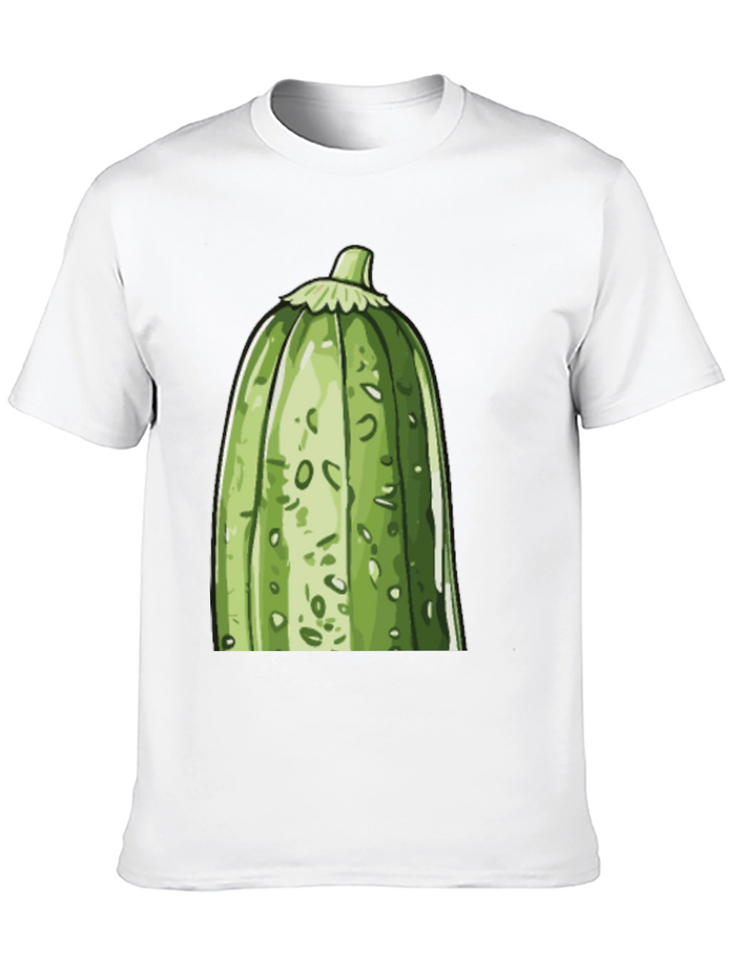 Zucchini Graphic Tee - Quirky Vegetable Lovers T-Shirt