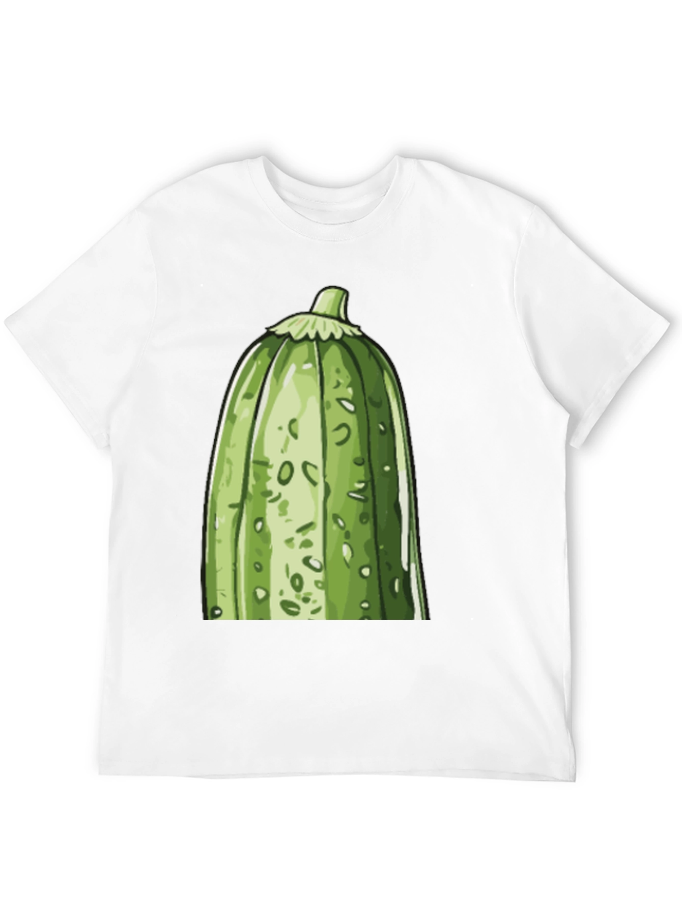 Zucchini Graphic Tee - Quirky Vegetable Lovers T-Shirt